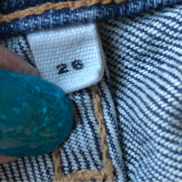 SLVRLAKE 100%Cotton High Rise Straight Jeans 26 - Picture 4 of 11